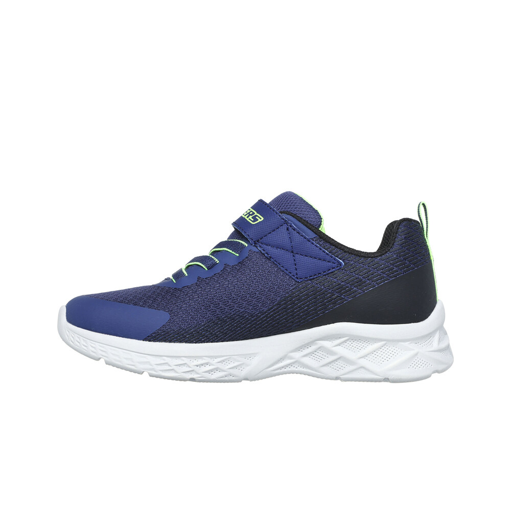 Skechers zapatilla multideporte niño MICROSPEC II AZUL puntera