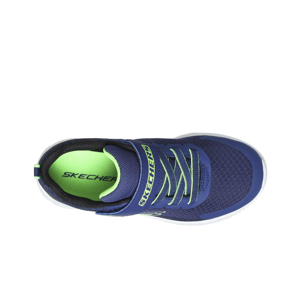 Skechers zapatilla multideporte niño MICROSPEC II AZUL vista superior