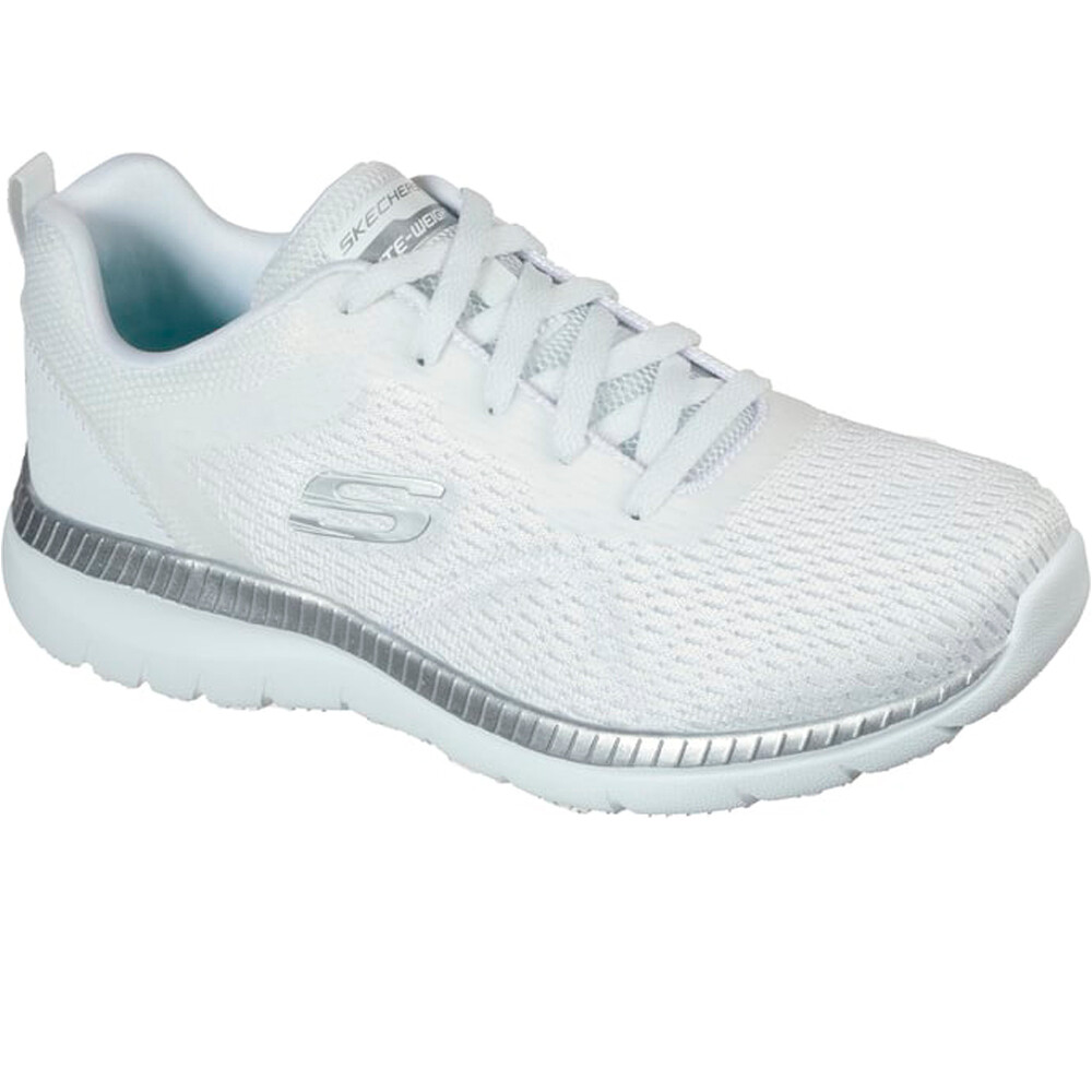 Skechers zapatillas fitness mujer BOUNTIFUL  lateral interior