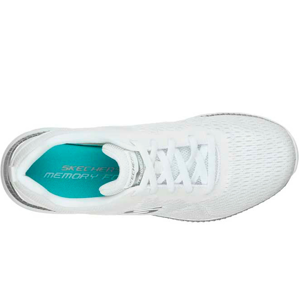 Skechers zapatillas fitness mujer BOUNTIFUL  vista superior