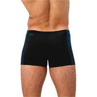 Speedo bañador natación hombre Endurance+ Tech Panel Aquashort NEGRO vista trasera