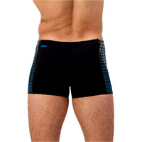 Speedo bañador natación hombre Endurance+ Tech Panel Aquashort NEGRO vista trasera