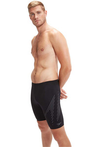 Speedo bañador natación hombre HYPER BOOM PLACEMENT NEGRO vista trasera