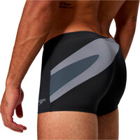 Speedo bañador natación hombre HYPERBOOM AQUASHORT GRIS 03
