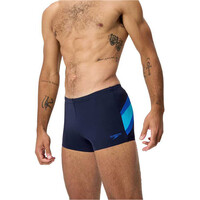 Speedo bañador natación hombre HYPERBOOM AQUASHORT NARANJA vista detalle