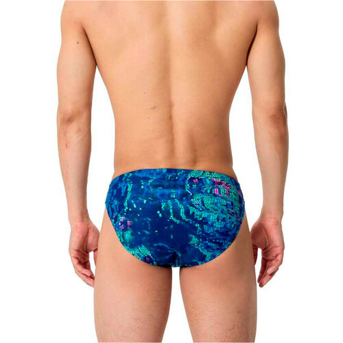 Speedo bañador natación hombre PRINTED BRIEF AZUL