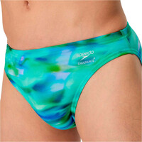 Speedo bañador natación hombre PRINTED BRIEF VERDE 03