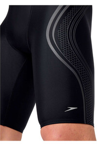 Speedo bañador natación hombre PRINTED MOVEMENT NEGRO 03