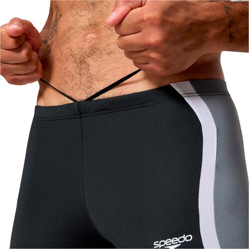 Speedo bañador natación hombre SOLID SPLICE AQUASHORT GRIS