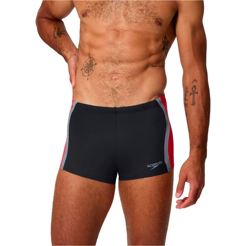 Speedo bañador natación hombre SOLID SPLICE AQUASHORT GRIS