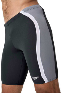 Speedo bañador natación hombre SOLID SPLICE JAMMER GRIS 03