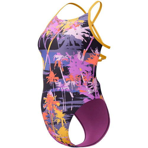 SPEEDO ALLOVER DIGITAL LATTICE TIE-BACK rojo