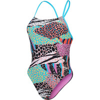Speedo bañador natación mujer ALLOVER TIE-BACK 1 PIECE  vista frontal