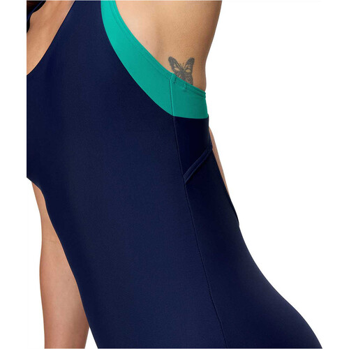 SPEEDO COLORBLOCK RACERBACK ONE PIECE naranja