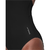 Speedo bañador natación mujer COLORBLOCK RECORBREAKER GRIS 04