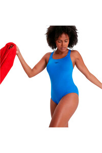 Speedo bañador natación mujer ECO ENDURANCE+ MEDALIST AZUL vista detalle
