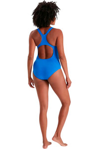 Speedo bañador natación mujer ECO ENDURANCE+ MEDALIST AZUL vista trasera