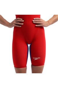 Speedo bañador natación mujer FASTSKIN LZR PURE VALOR 2.0 ROJO 03