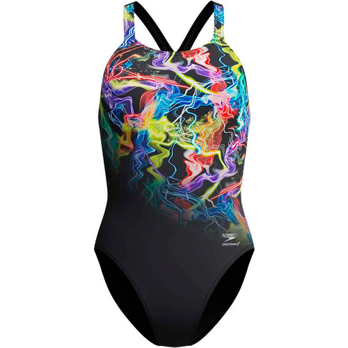 SPEEDO FL PLACEMENT PRINTED POWERBACK gris