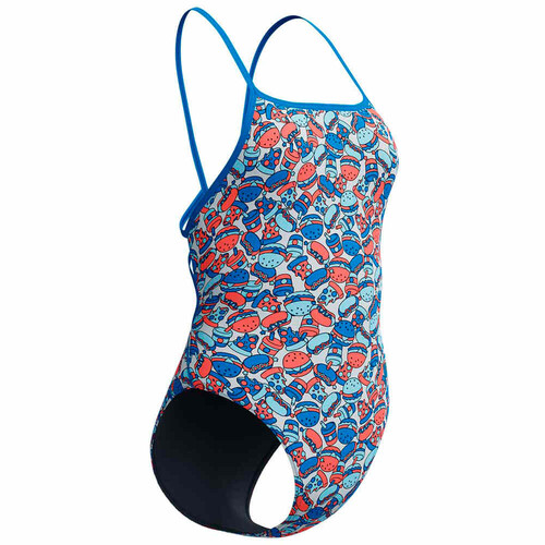 SPEEDO FL PRINTED WEB BACK azul