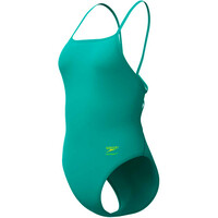 Speedo bañador natación mujer FL SOLID WEB BACK AZUL vista detalle