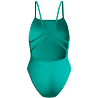 Speedo bañador natación mujer FL SOLID WEB BACK AZUL vista trasera