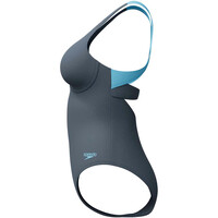 Speedo bañador natación mujer FLEX BAND SWIMSUIT WITH BUILT IN SWIM BRA GRIS 03