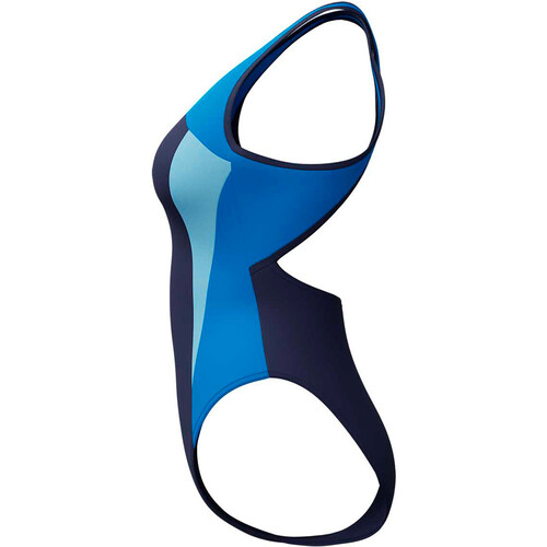 SPEEDO HIGH NECK SPLICE CROSS BACK azul