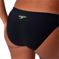 Speedo bañador natación mujer MEDLEY LOGO V-BACK TWO PIECE GRIS 03