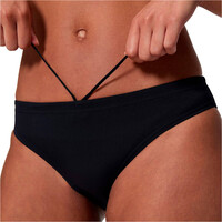 Speedo bañador natación mujer MEDLEY LOGO V-BACK TWO PIECE GRIS 04