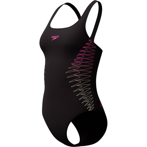 SPEEDO PLACEMENT MUSCLEBACK 1 PIECE gris