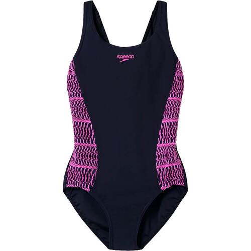 SPEEDO PLACEMENT MUSCLEBACK ONE PIECE gris