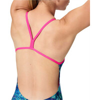 Speedo bañador natación mujer PRINTED V-BACK 2.0 AZUL 03
