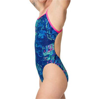 Speedo bañador natación mujer PRINTED V-BACK 2.0 AZUL vista detalle