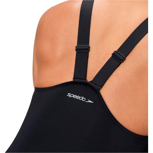 SPEEDO SCULPTURE HIGH NECK CONTOUR ONE PIECE verde