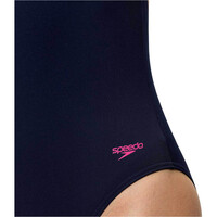 Speedo bañador natación mujer SOLID FLEX BAND ONE PIECE NARANJA 03