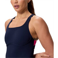 Speedo bañador natación mujer SOLID FLEX BAND ONE PIECE NARANJA 04