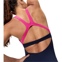 Speedo bañador natación mujer SOLID FLEX BAND ONE PIECE NARANJA 05