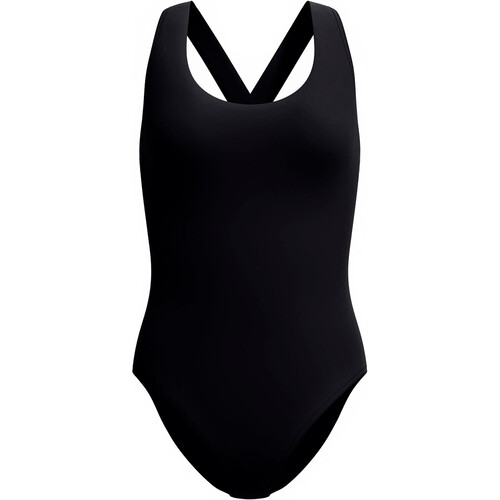 SPEEDO SOLID SCOOP NECK ONE PIECE gris