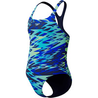 Speedo bañador natación niña HYPERBOOM PRINT MEDALIST ONE PIECE NARANJA 03