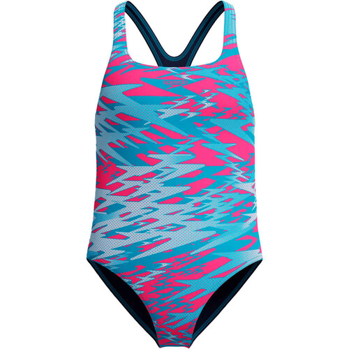 SPEEDO HYPERBOOM PRINT MEDALIST ONE PIECE rosa