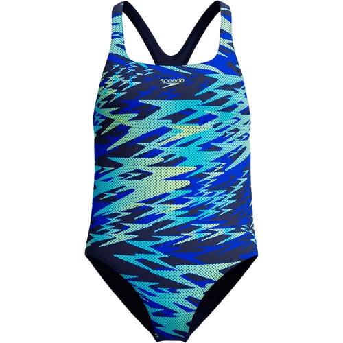 SPEEDO HYPERBOOM PRINT MEDALIST ONE PIECE naranja