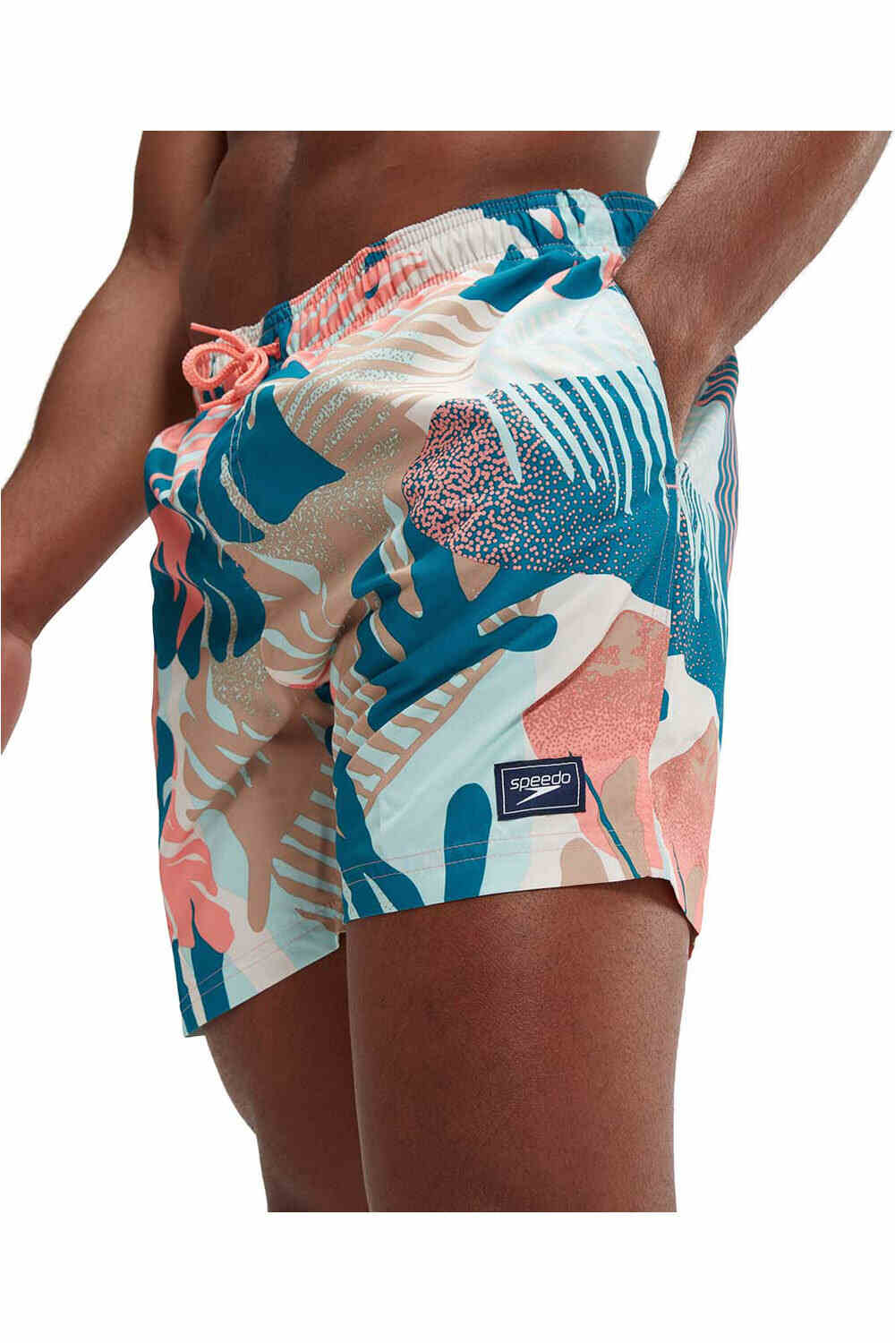 Speedo bañador playa hombre DIGITAL PRINTED LEISURE 16 NARANJA 03