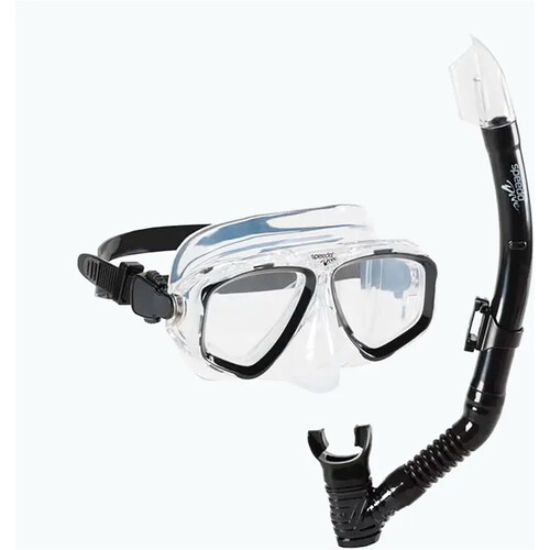 SPEEDO ADVENTURE MASK SNORKEL negro