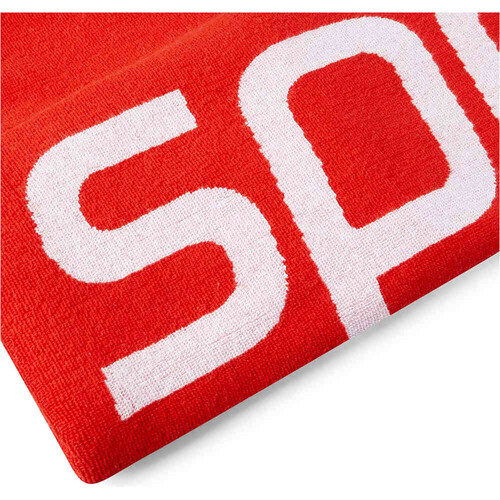 SPEEDO LOGO TOWEL rojo