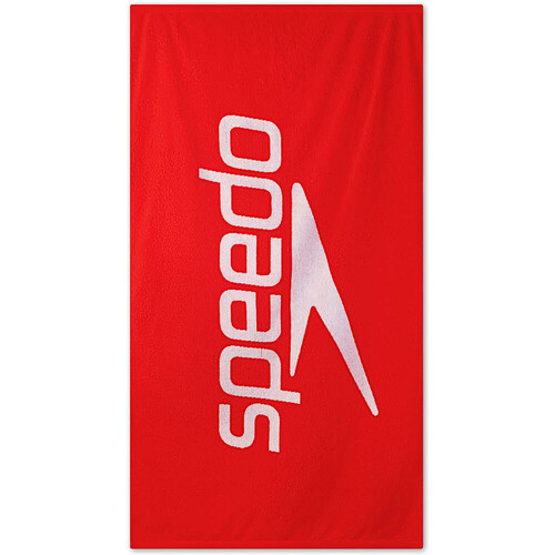 SPEEDO LOGO TOWEL rojo