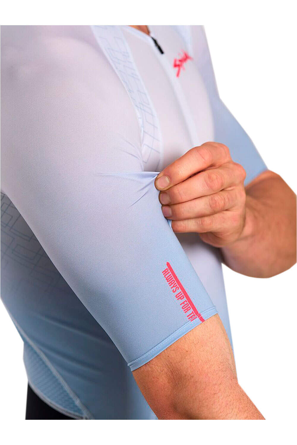 Spiuk buzo ciclismo hombre MAX BLANCO vista trasera