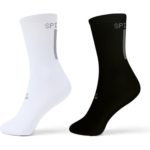 Spiuk calcetines ciclismo PACK 2 UDS. ANATOMIC MEDIO BLANCO