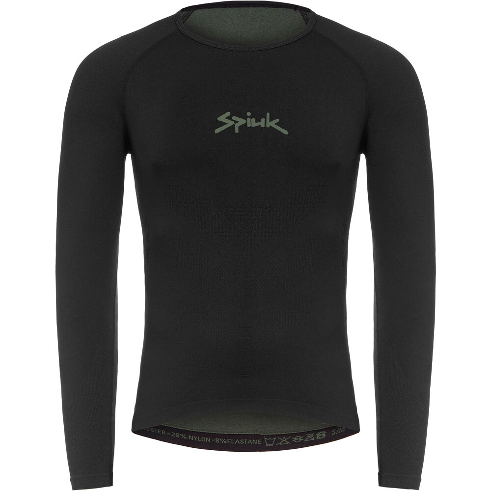 Spiuk camiseta térmica manga larga CAMISETA M/L ANATOMIC UNISEX NEGRO vista detalle