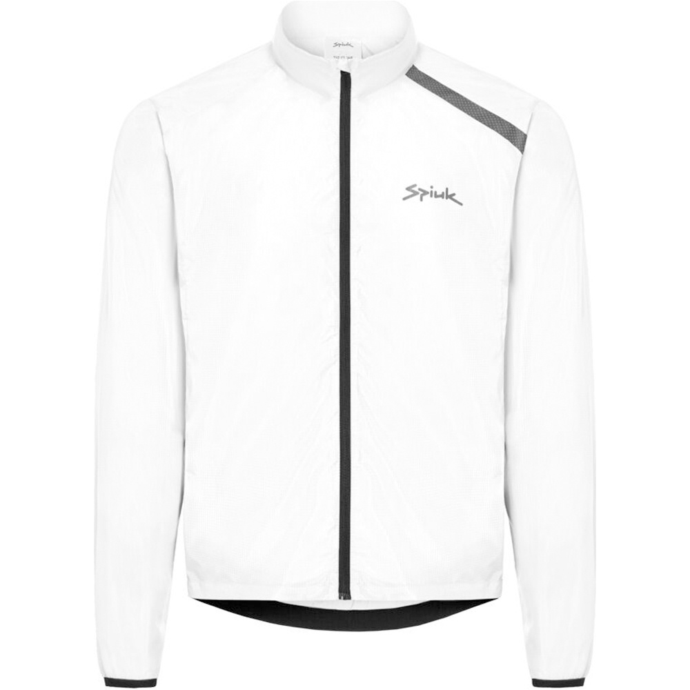 Spiuk cortavientos ciclismo hombre ANATOMIC BLANCO vista detalle